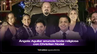 Ángela Aguilar confirma boda religiosa con Christian Nodal en mayo de 2026