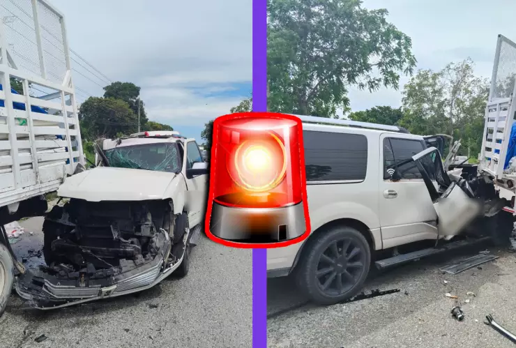 ÚLTIMA HORA_ Fuerte choque se registra en la entrada de Playa del Carmen hoy 7 de octubre de 2025; esto se sabe del accidente.jpg