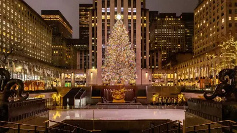 las luces de Nueva York reflejan su paisaje en la temporada m&aacute;s esperada por los habitantes