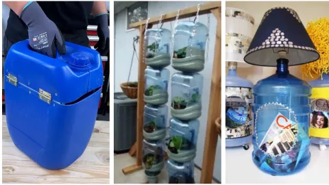 ideas para reciclar garrafones de agua