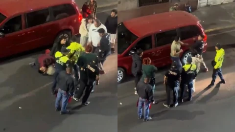 pelea callejera CDMX