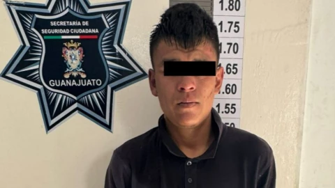 Detenido por asaltar tienda en Guanajuato