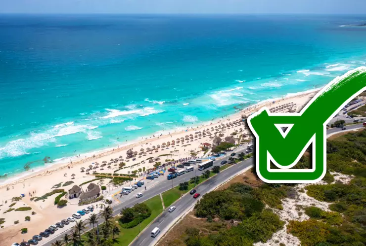 Estas son las playas de Cancún en las que puedes nadar HOY 11 de noviembre de 2025.webp