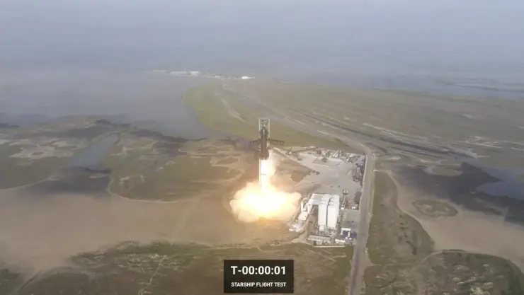 Cohete Space X Starship explotó tras despegar en su primera prueba