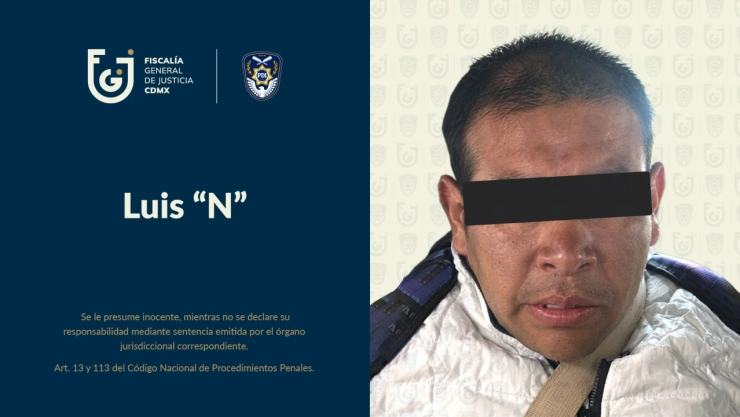Detienen a Luis “N” por presunta extorsión agravada al dueño de un negocio de mudanzas en Tlalpan