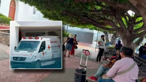 Mujer se desmaya por golpe de calor en Parque Central de Tuxtla Gutiérrez