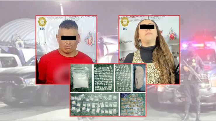 Caen dos de “Los Balta” en CDMX con cientos de dosis de cocaína en Iztacalco