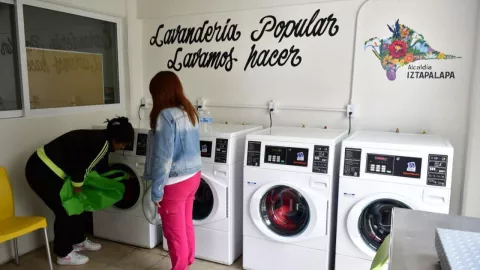 Lavanderías populares en CDMX