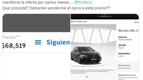 ¡Otro caso como Cartier! Mujer ‘caza’ Mercedes Benz a 68 mil pesos y reclama a Profeco.jpg