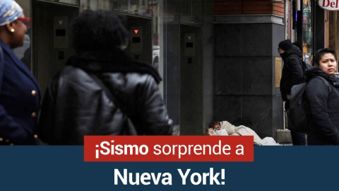 Reportan sismo percibido en la Ciudad de Nueva York