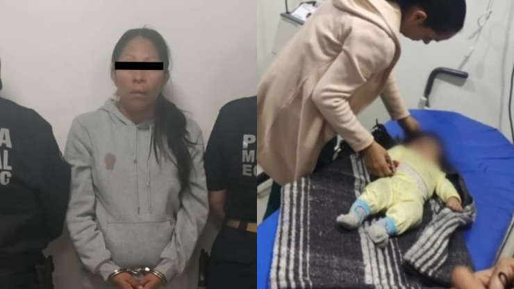 detienen a mamá que abandonó a bebé en Ecatepec