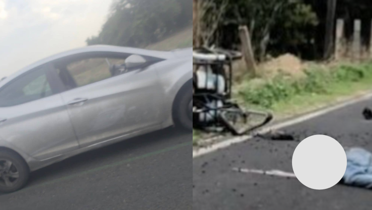 Muere atropellado abuelito que circulaba en su triciclo sobre la carretera de Calpan, Puebla