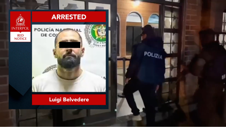 Luigi Belvedere era uno de los más buscados en Italia y fue detenido en Colombia.