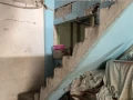Hogar de la familia Frías después de una explosión.