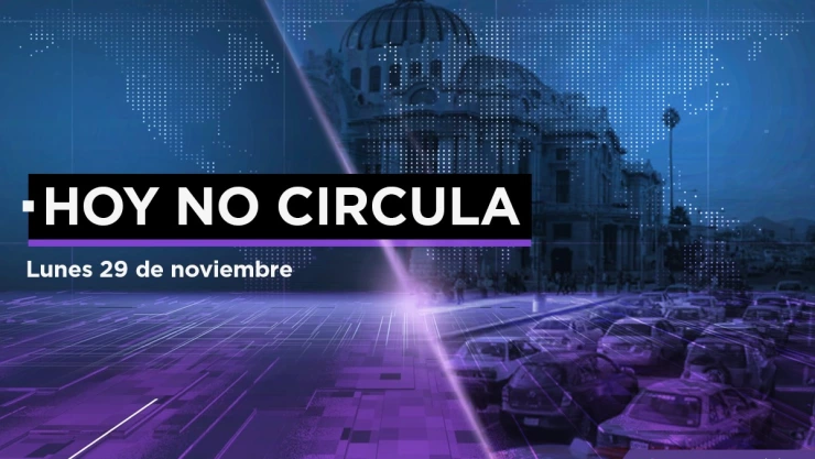 Hoy no circula lunes 29 noviembre cdmx edomex