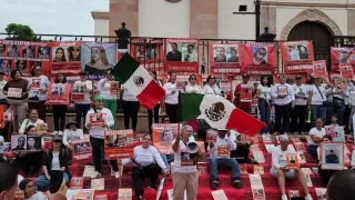 Familiares de desaparecidos dieron el Grito como protesta en Catedral de Culiacán