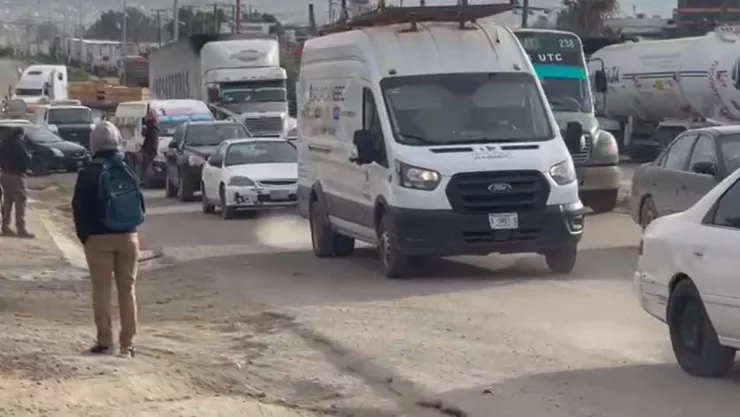 Termina bloqueo de la carretera libre Tijuana Tecate este 8 marzo