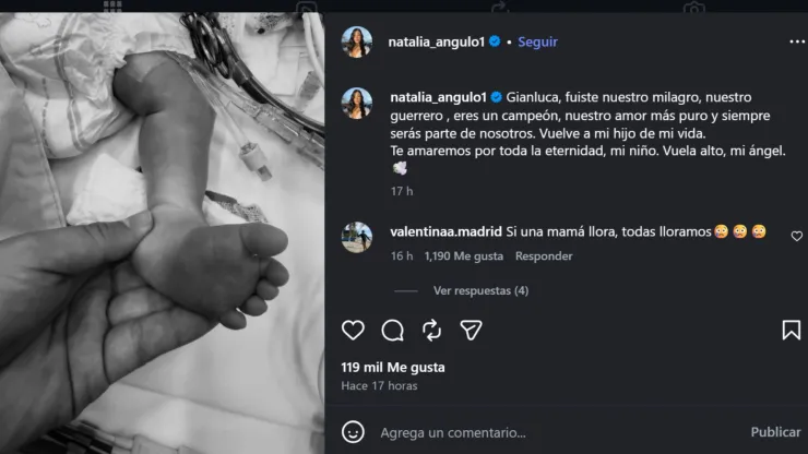 muere bebé cantante Dekko-Natalia angulo