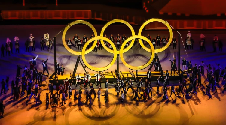 Aros Olímpicos en la Inauguración de Tokyo 2020