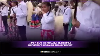 ¿Por qué se hace el desfile deportivo el 20 de noviembre?
