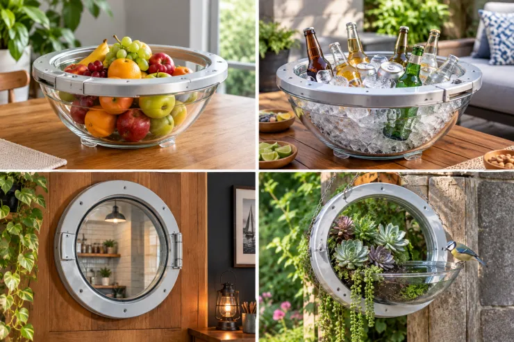 ¿Qué hacer con la puerta de vidrio de un lavarropas roto? 4 ideas de reciclaje