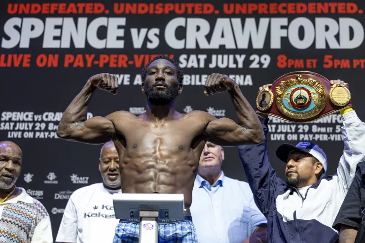 Errol Spence Terence Crawford pelea box