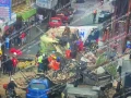 Una barda colapsó en la calle Allende 74, en el Centro Histórico de CDMX.