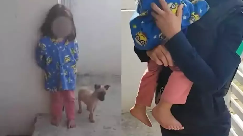 Niña de 2 años caminaba sola por calles de Zapopan; no saben cómo escapo de casa