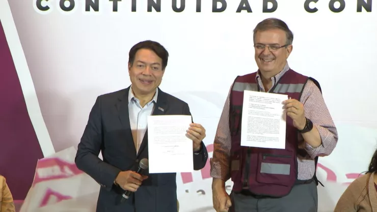 ¡El primero! Marcelo Ebrard se registra como aspirante a candidatura presidencial de Morena para 2024