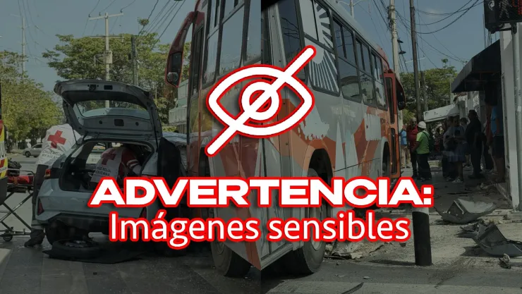 ¡ÚLTIMA HORA! Se registra FU3RT3 accidente en la Av. Kabah en Cancún HOY 20 de julio; hay lesionados