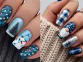 No importa cómo sean tus uñas: estos diseños de Navidad harán lucir tus manos como nunca.