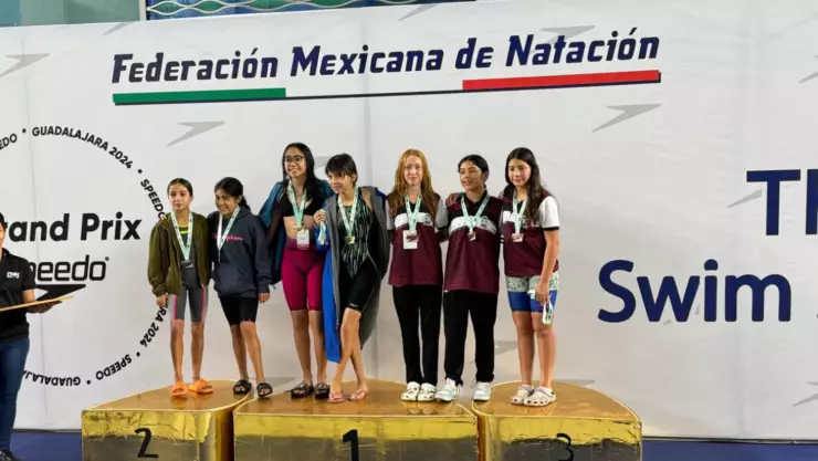 Estas son las 46 medallas de Quintana Roo en el Campeonato Nacional “Grand Prix Speedo 2024” de natación