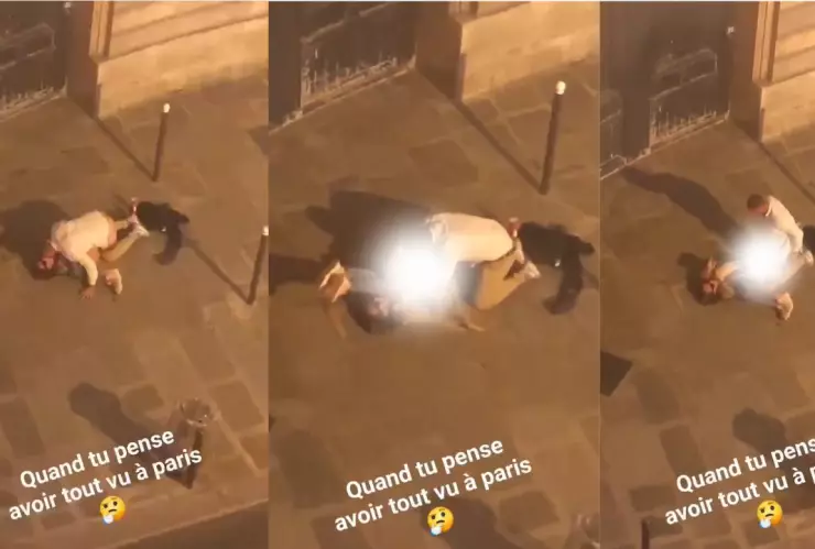Captan en video a pareja de turistas haciendo el amor en la calle