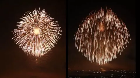 Fuego artificial de Japón más grande del mundo ¿Cómo se vio? (VIDEO)