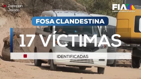De la fosa clandestina en Las Agujas, Zapopan, se han extraído un total de 169 bolsas con restos humanos; ya hay 17 víctimas identificadas