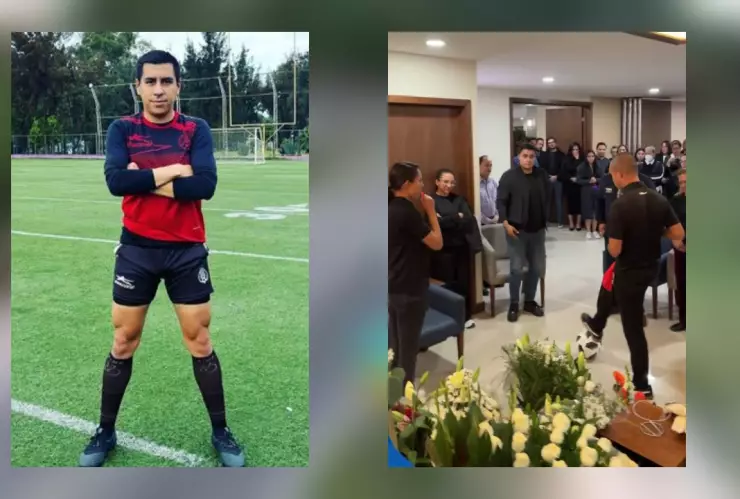 Luis Octavio Palomares Mugica era árbitro profesional; fue velado entre aplausos y con un silbatazo.