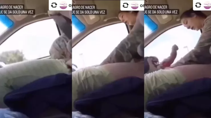 Mujer da a luz en plena camioneta camino al hospital