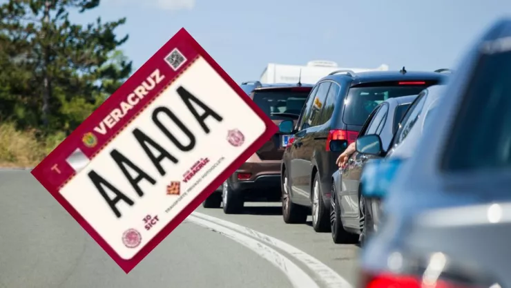 Cambio de placas en Veracruz