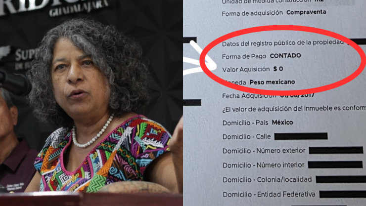Periodista exhibe a diputada de Jalisco por declarar propiedades de cero pesos