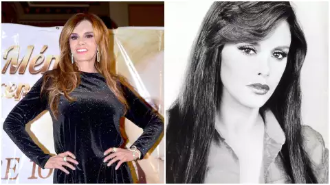 Lucía Méndez de joven