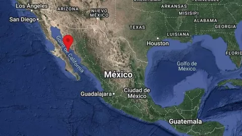 Sismo hoy 6 de agosto en la península de Baja California ocurrió al noreste de Santa Rosalía en Baja California Sur.