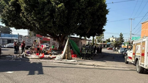17 heridos explosión de tanque de gas en puesto de tacos en Puebla.png