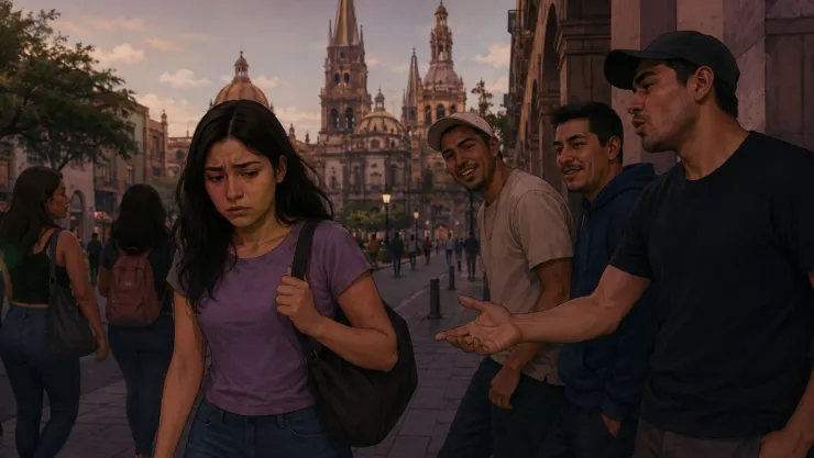 Se puede denunciar como acoso el que te griten palabras obscenas en la calle