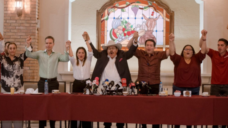 Partido Verde declina a favor de Armando Guadiana de Morena.