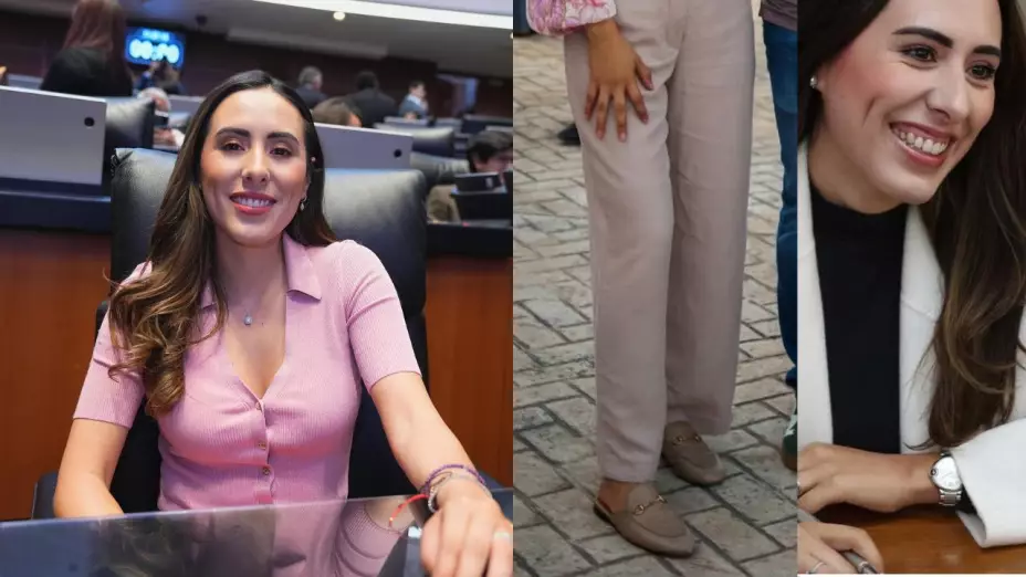Cecilia Guadiana utiliza zapatos de hasta 33 mil pesos.