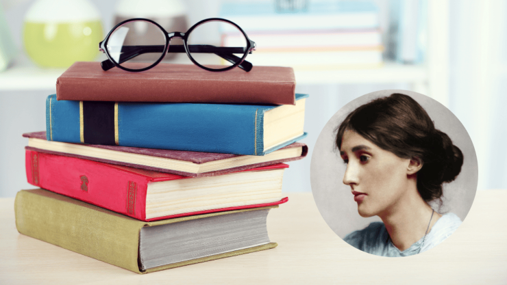 Virginia Woolf, escritora británica Nada separa la felicidad de la melancolía más que la hoja de un cuchillo.png