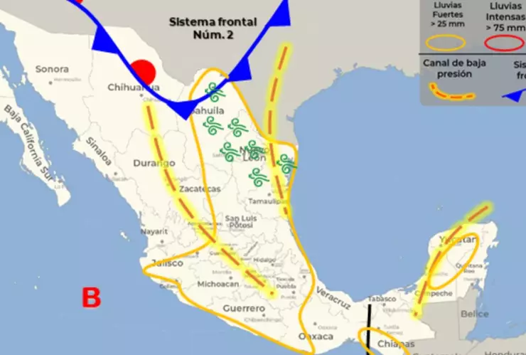 clima mexico 1 de octubre