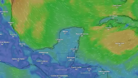 Meteorólogos revelan la HORA EXACTA en la que caerán las fuertes lluvias en Mérida hoy lunes 4 de noviembre de 2024 debido a los fenómenos