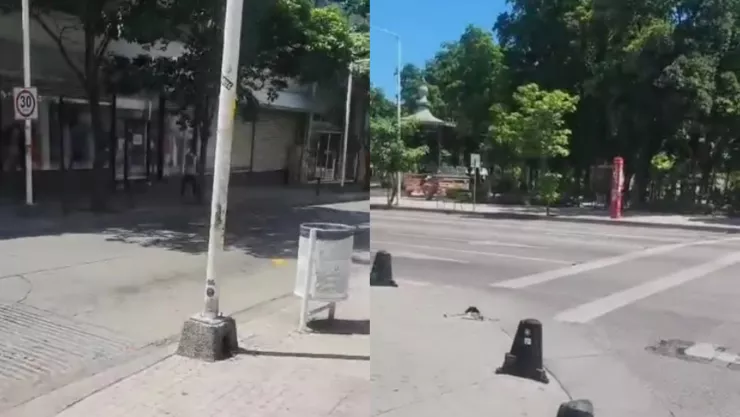 Centro de Culiacán cerrado por hechos violentos