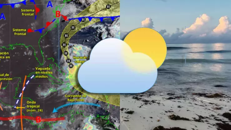 Efectos de la onda tropical 24 comenzarán a sentirse en el clima de Cancún y Quintana Roo HOY, 19 de agosto de 2025